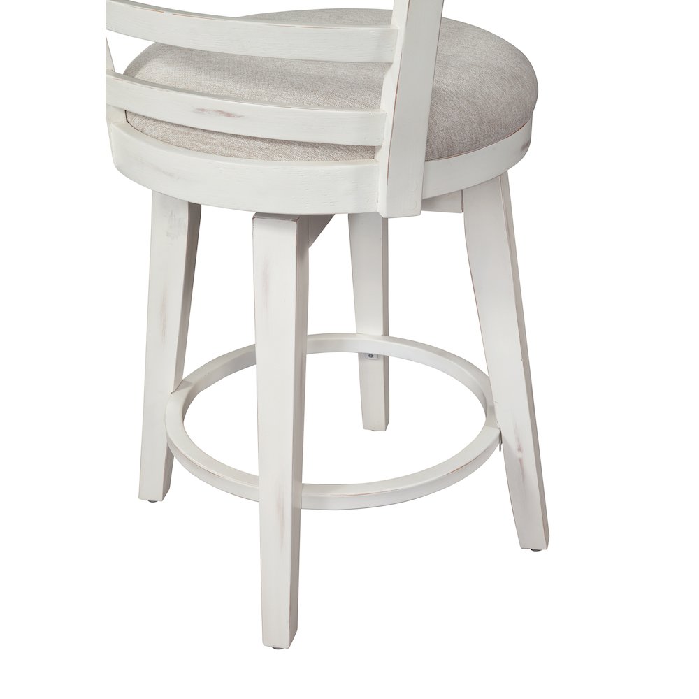 Meadowbrook Counter Height Swivel Stool – Whitewashed