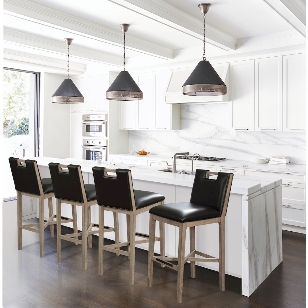 Jakarta 26″ Stool – Driftwood Grey