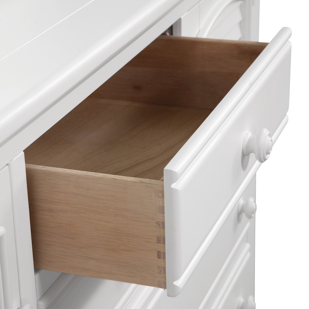 Cottage Traditions High Dresser with Mirror – White Cottage