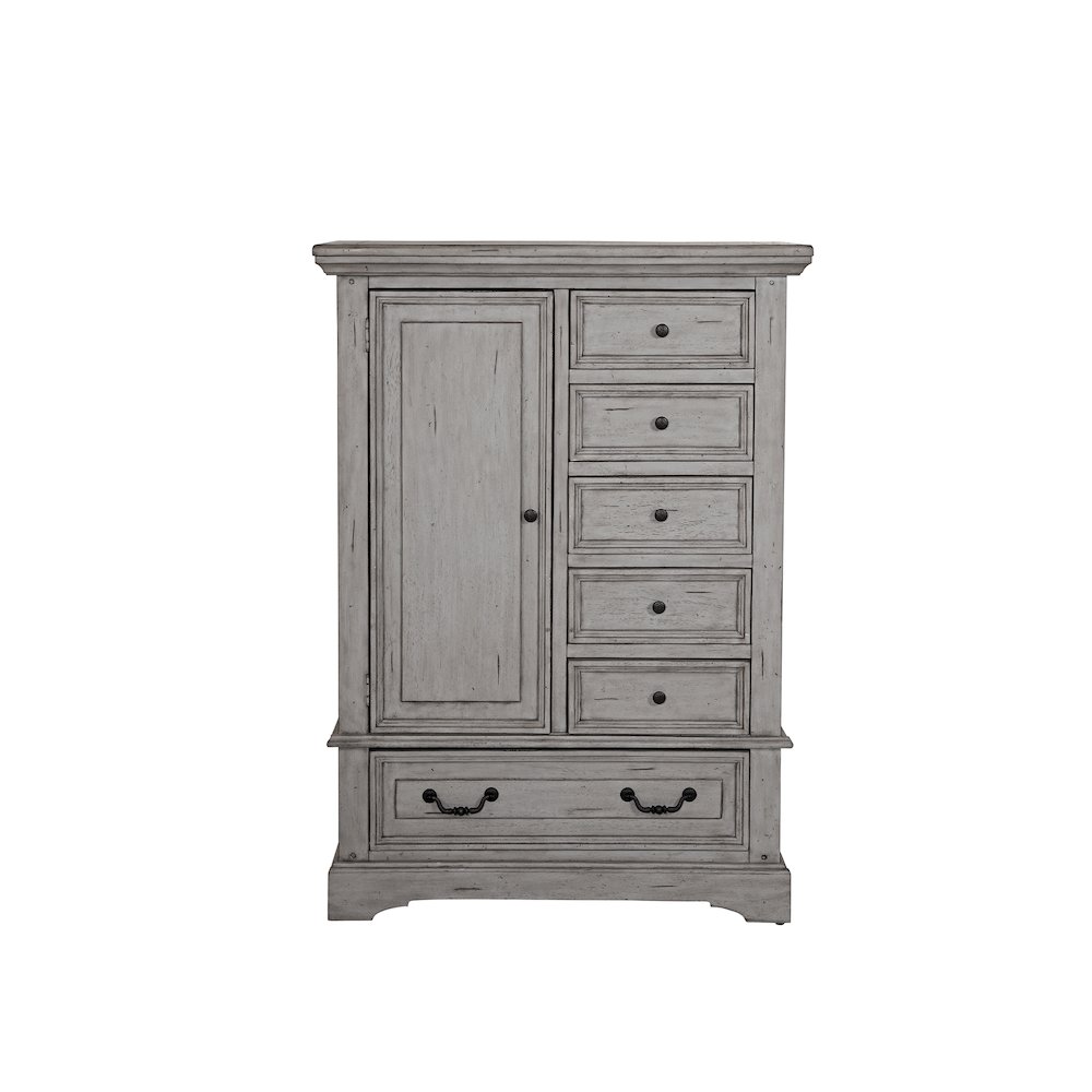 Stonebrook Gentleman’s Chest – Light Distressed Antique Gray