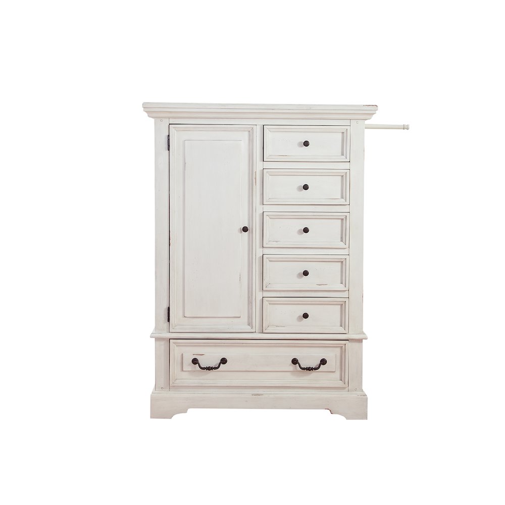 Stonebrook Gentleman’s Chest – Distressed Antique White