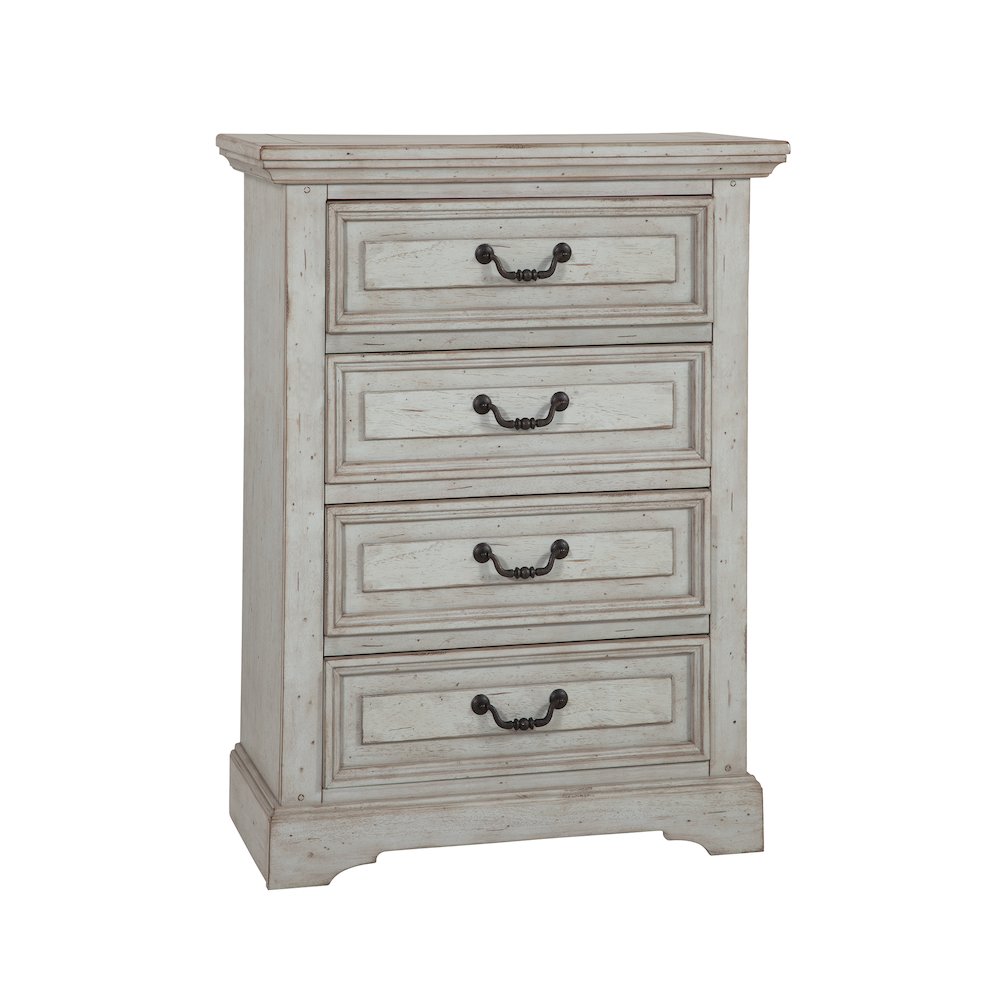 Stonebrook 4-Drawer Chest – Light Distressed Antique Gray