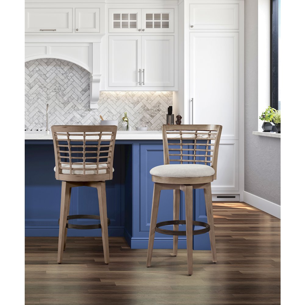 Beach Comber Bar Height Swivel Stool – Brown