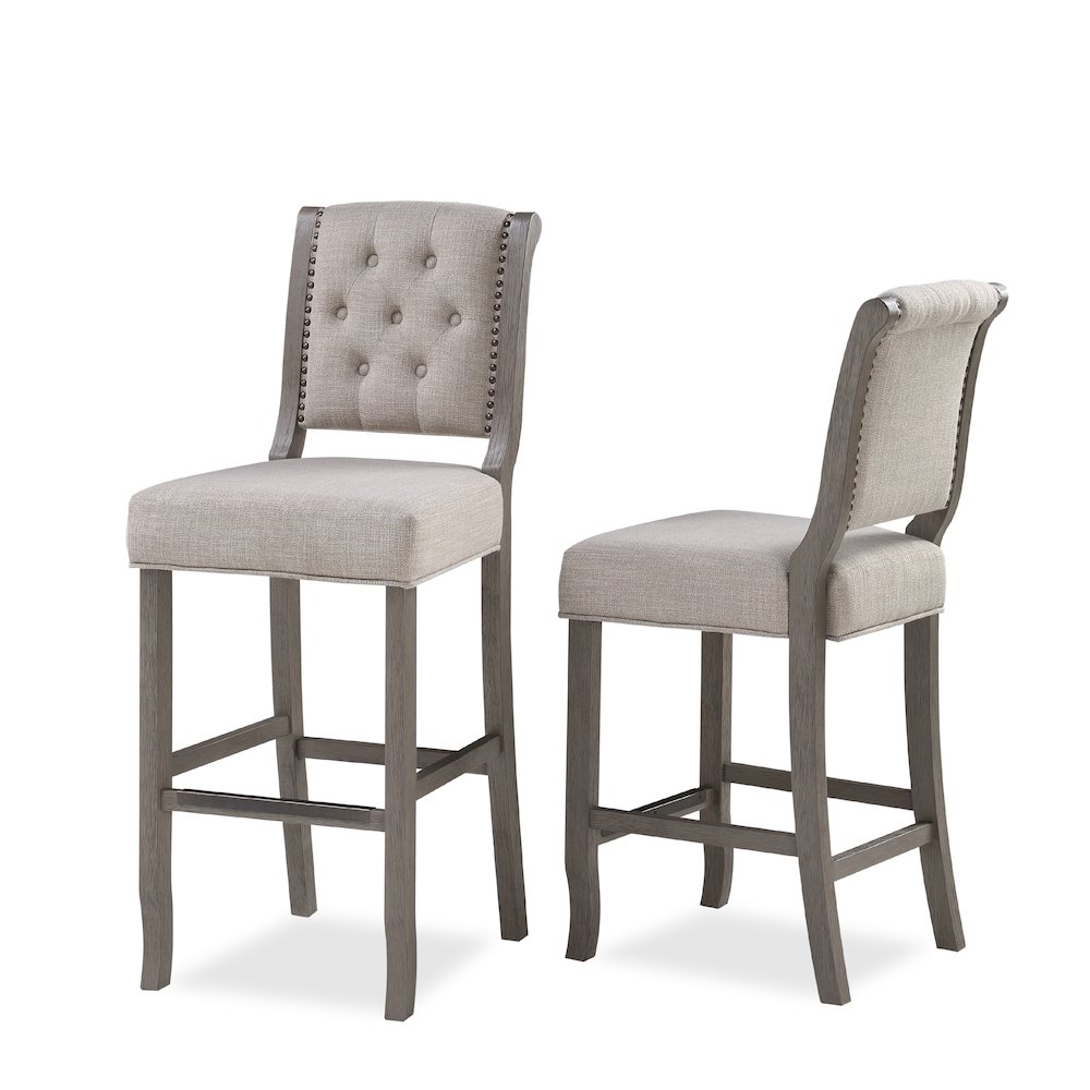 Luxe 26″ Stool – Gray