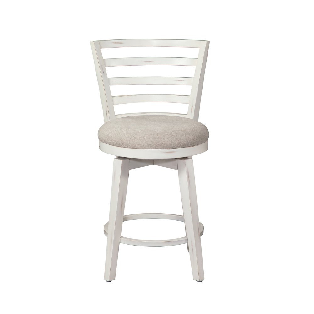 Meadowbrook Counter Height Swivel Stool – Whitewashed