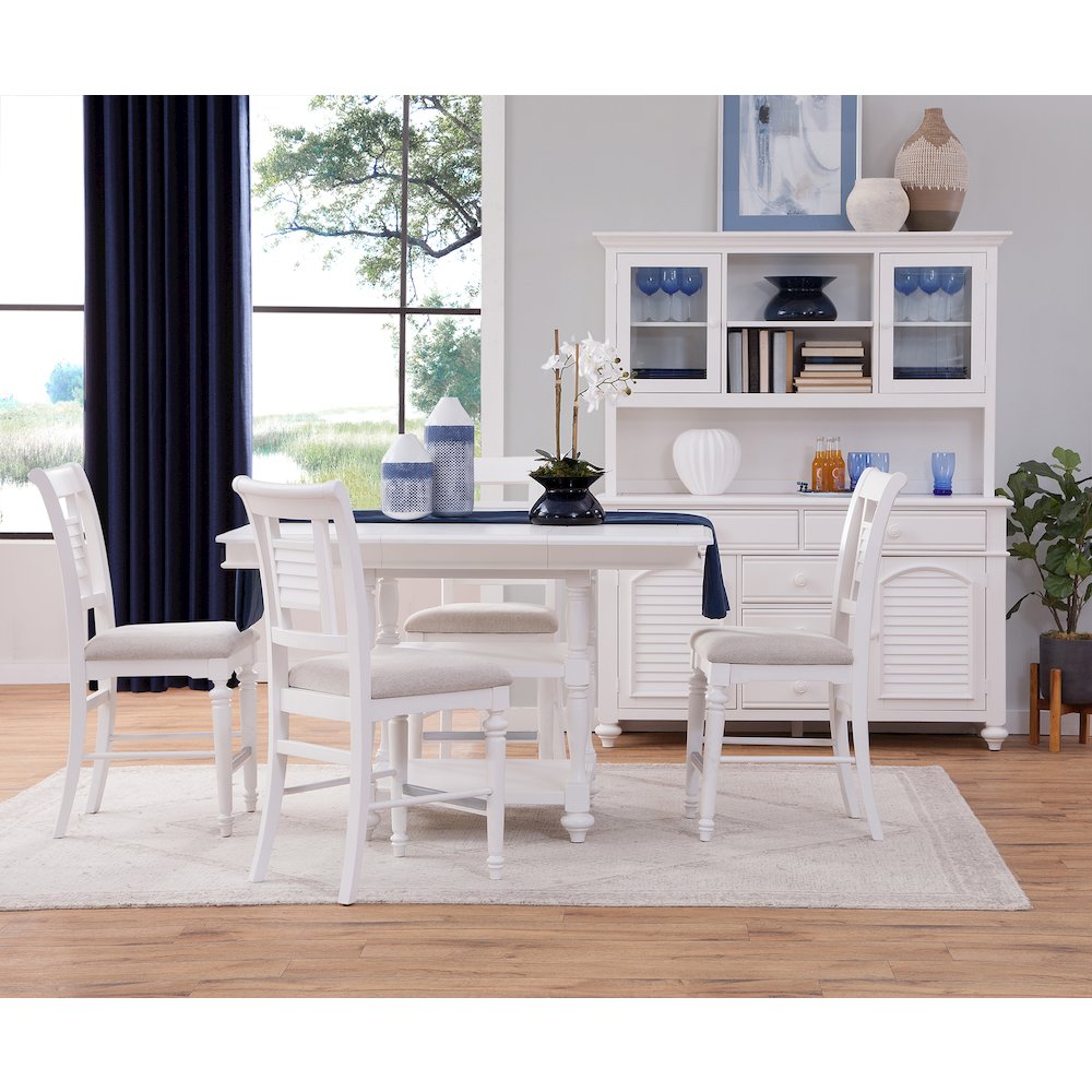 Cottage Traditions Gathering Height Table – White Cottage