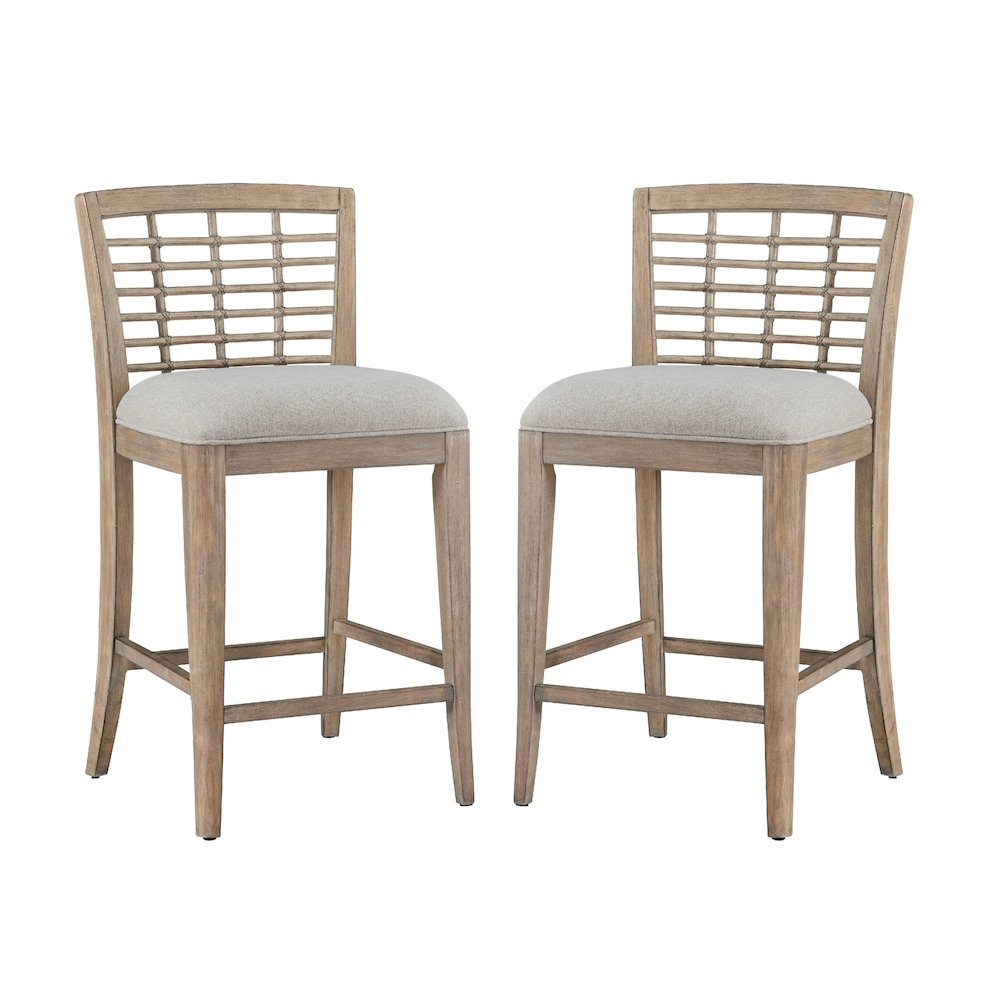 Beach Comber Counter Stool – Set of 2 – Brown
