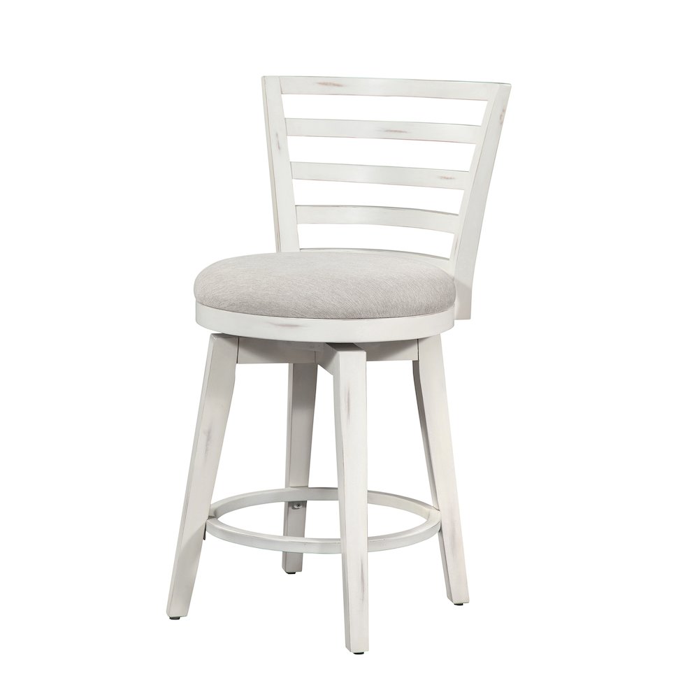 Meadowbrook Counter Height Swivel Stool – Whitewashed