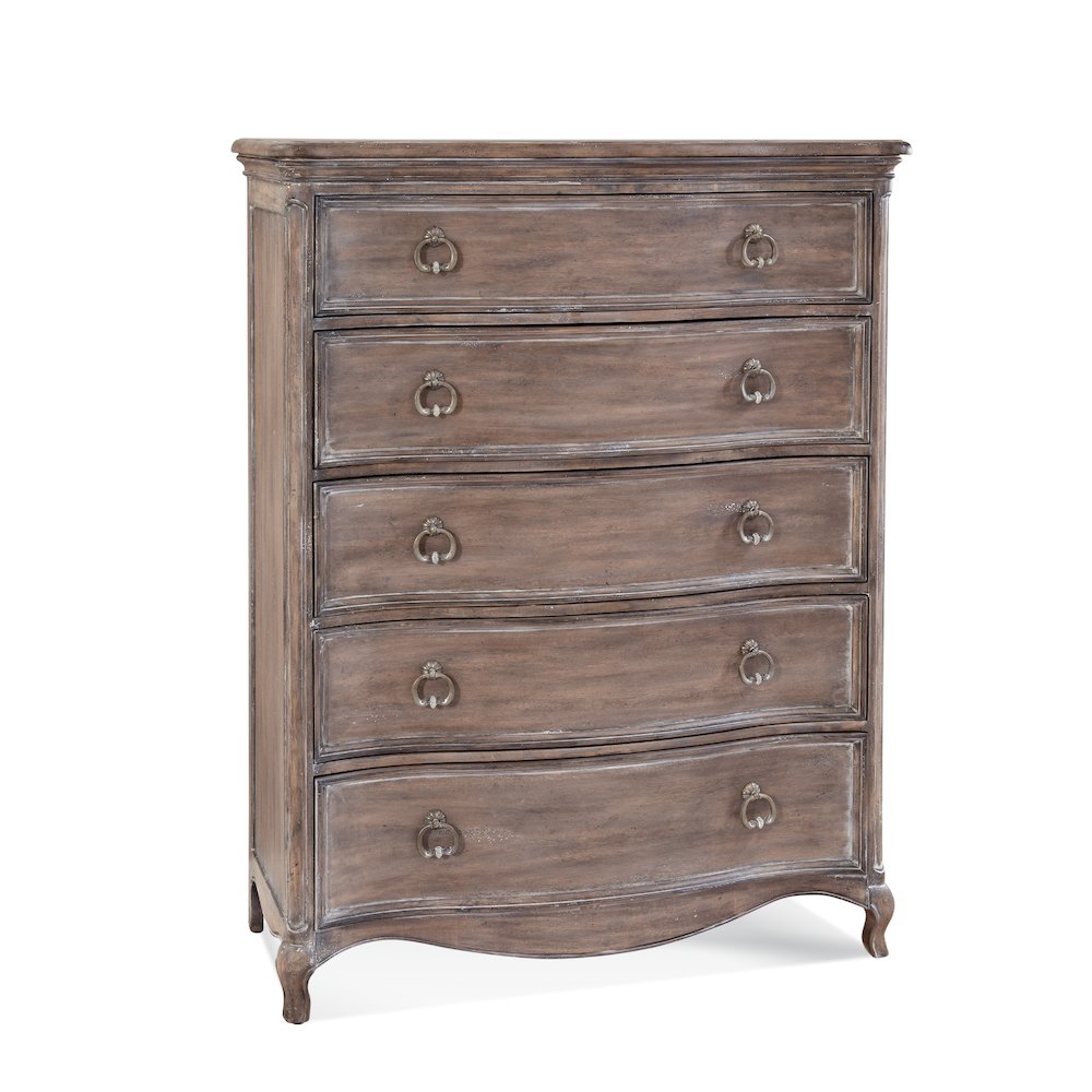 Genoa 5-Drawer Chest – Antique Grey