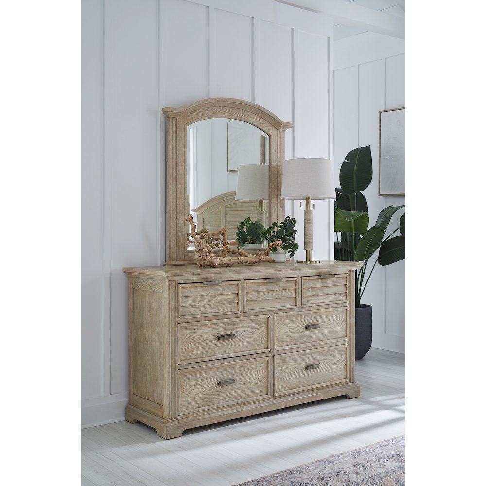 Heritage Coast Dresser With Mirror – Sea Oat