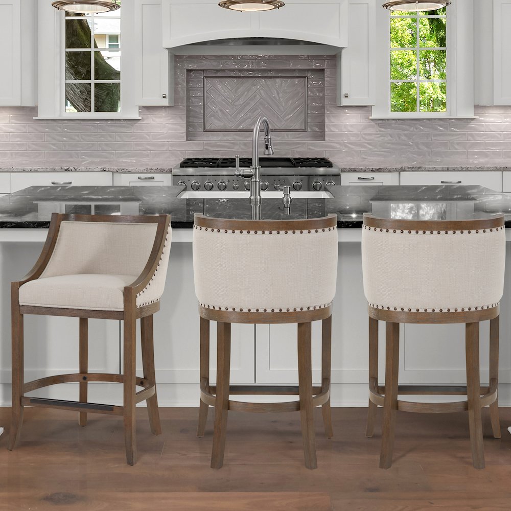 Houston 30″ Stool – Warm Brown