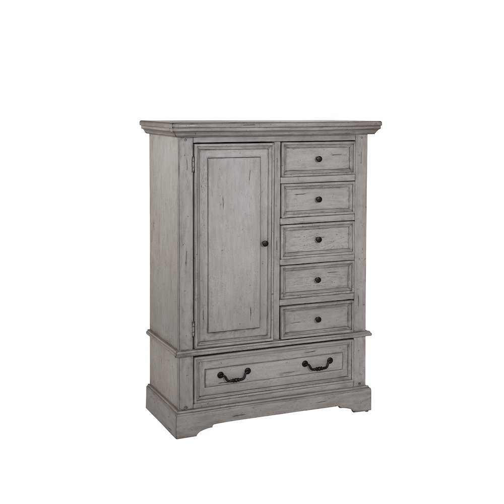 Stonebrook Gentleman’s Chest – Light Distressed Antique Gray