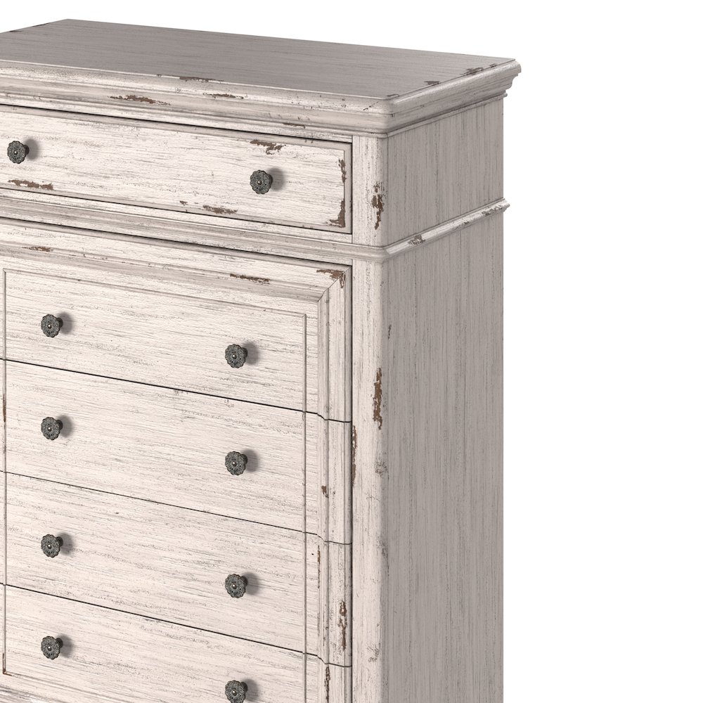 Providence 5-Drawer Chest – Antique White