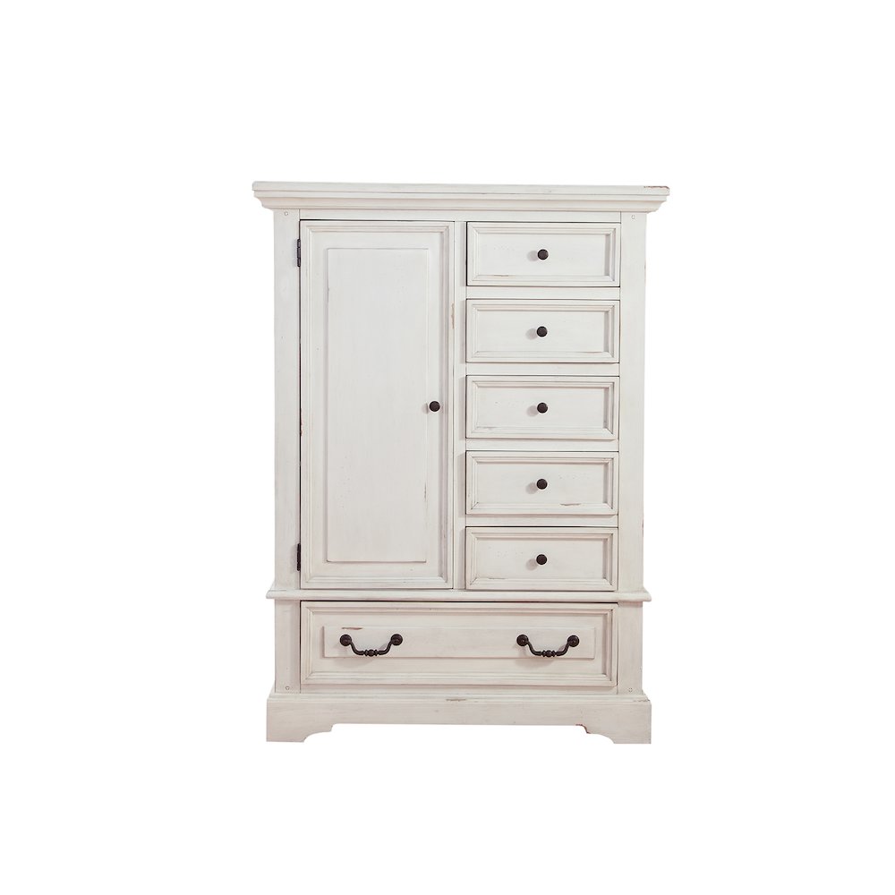 Stonebrook Gentleman’s Chest – Distressed Antique White
