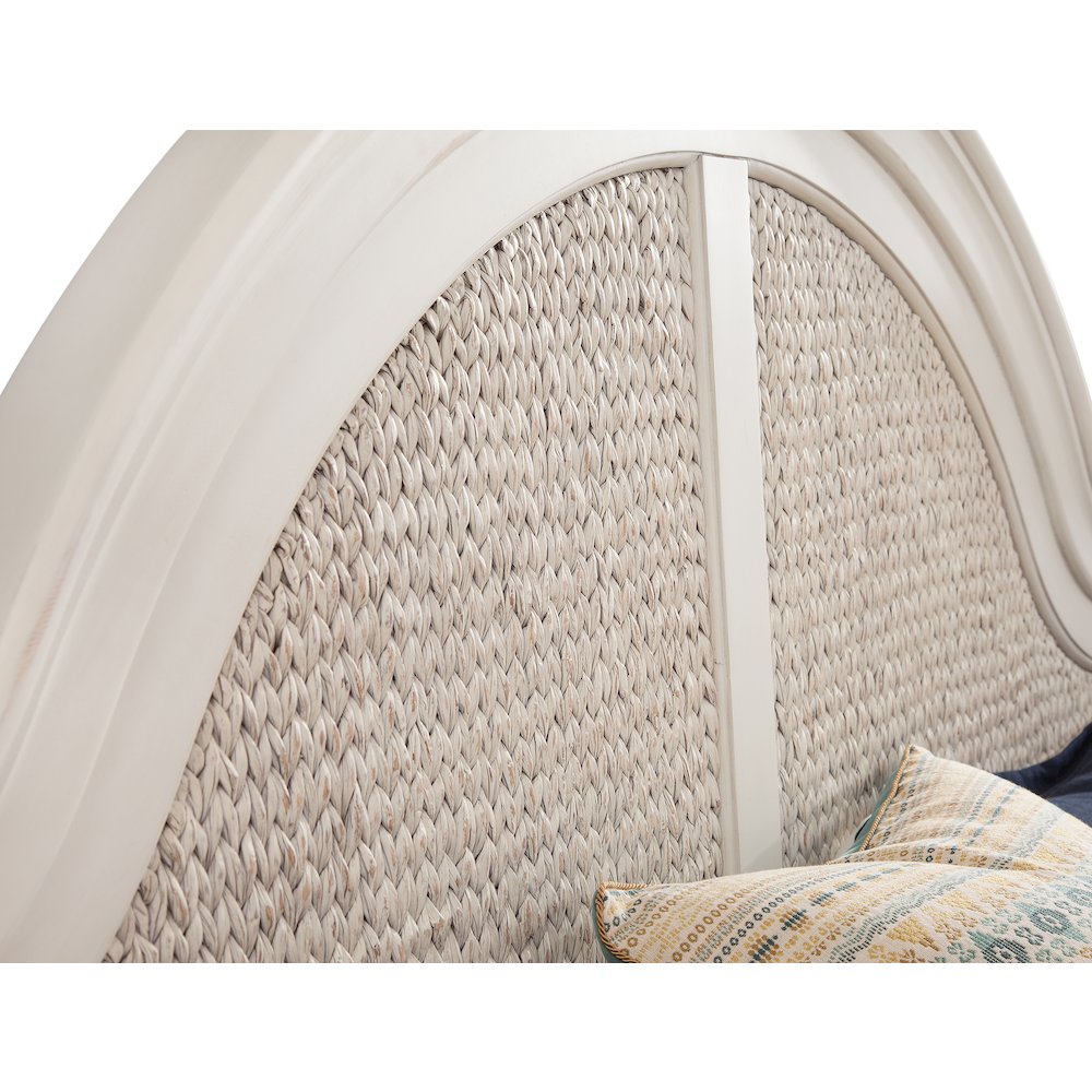 Rodanthe King Woven Bed – Dove White