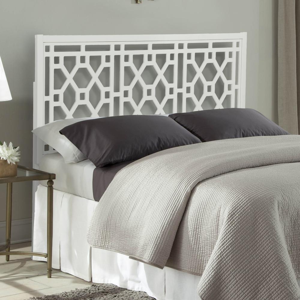 Thomas Chippendale White Headboard – King