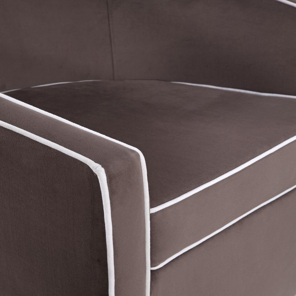 Keely Maple Brown Swivel Chair