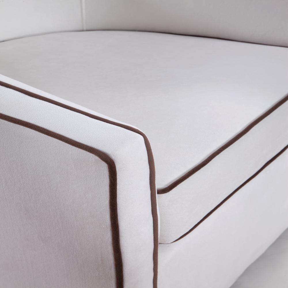 Keely Cream Swivel Chair