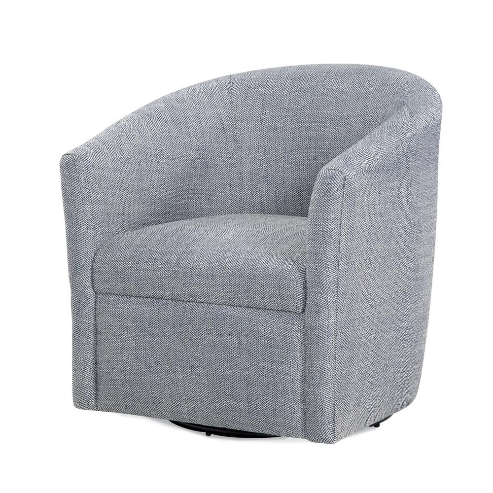 Lynton Swivel Chair – Indigo