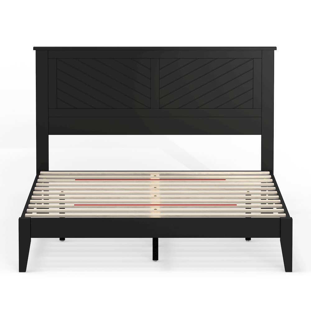 Prescott Solid Wood Queen Platform Bed