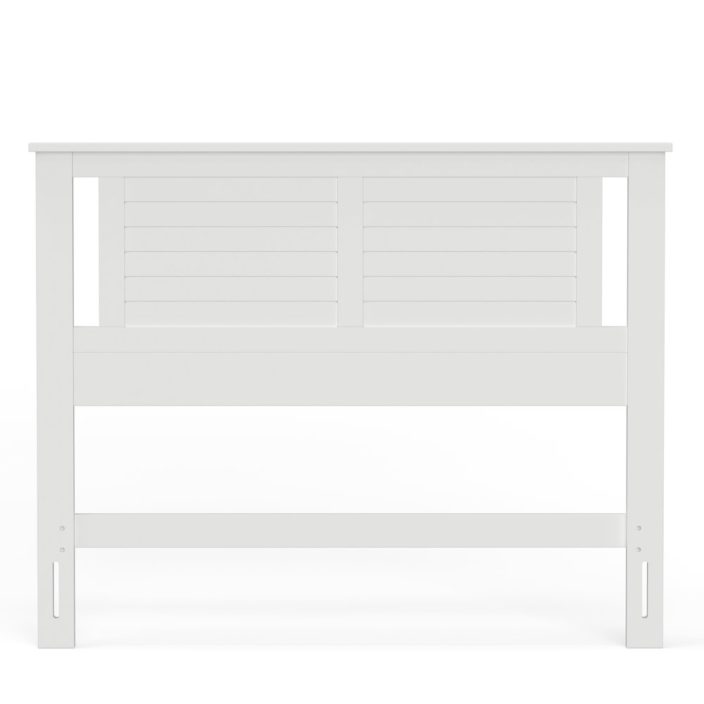 Amilly Solid Wood Full Headboard with Horizontal Scoring