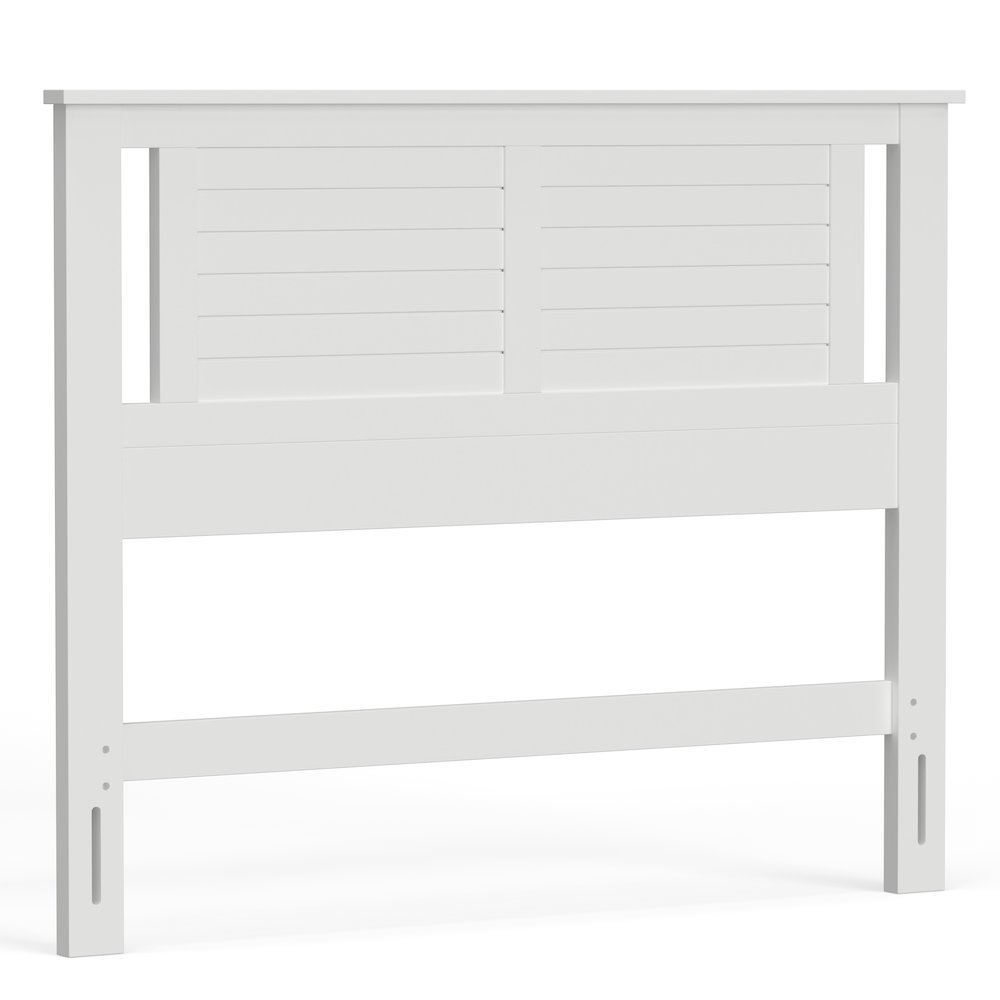 Amilly Solid Wood Full Headboard with Horizontal Scoring