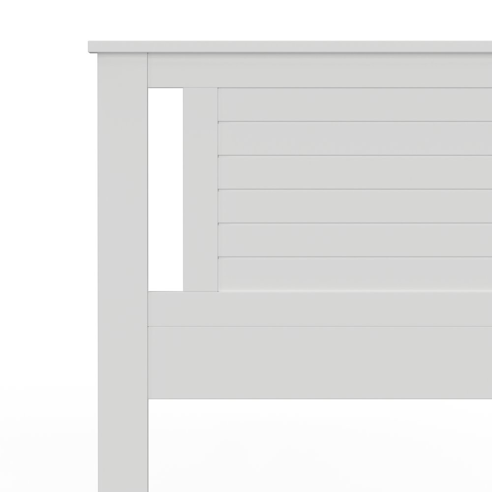 Amilly Solid Wood Full Headboard with Horizontal Scoring