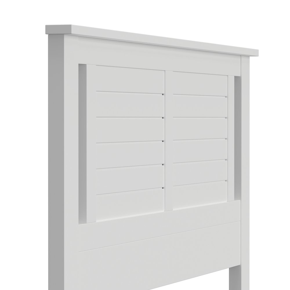 Amilly Solid Wood Full Headboard with Horizontal Scoring