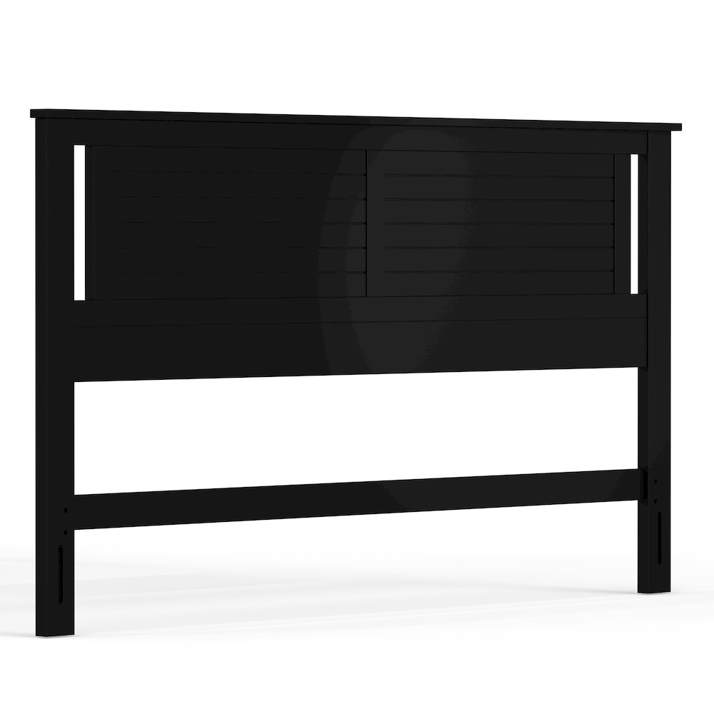 Amilly Solid Wood King Headboard with Horizontal Scoring