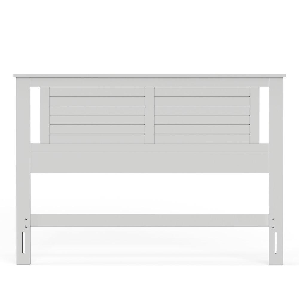 Amilly Solid Wood Queen Headboard with Horizontal Scoring