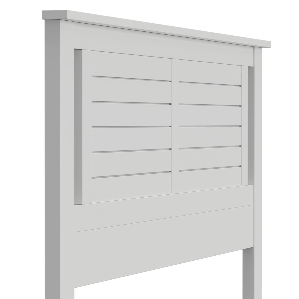 Amilly Solid Wood Queen Headboard with Horizontal Scoring