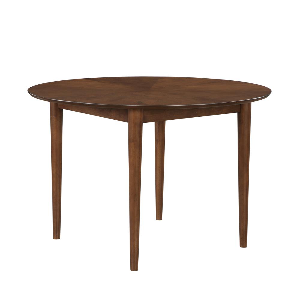 Bonito Walnut Finish Leg Dining Table