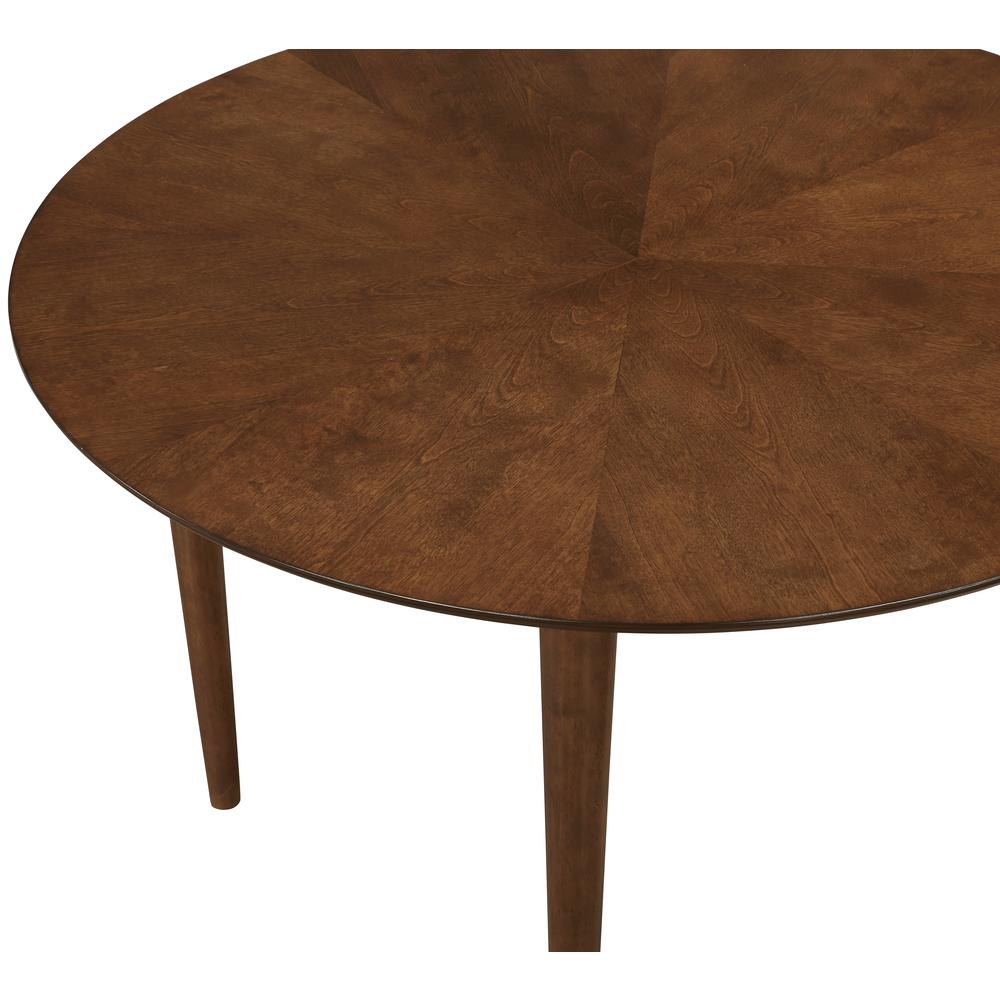 Bonito Walnut Finish Leg Dining Table