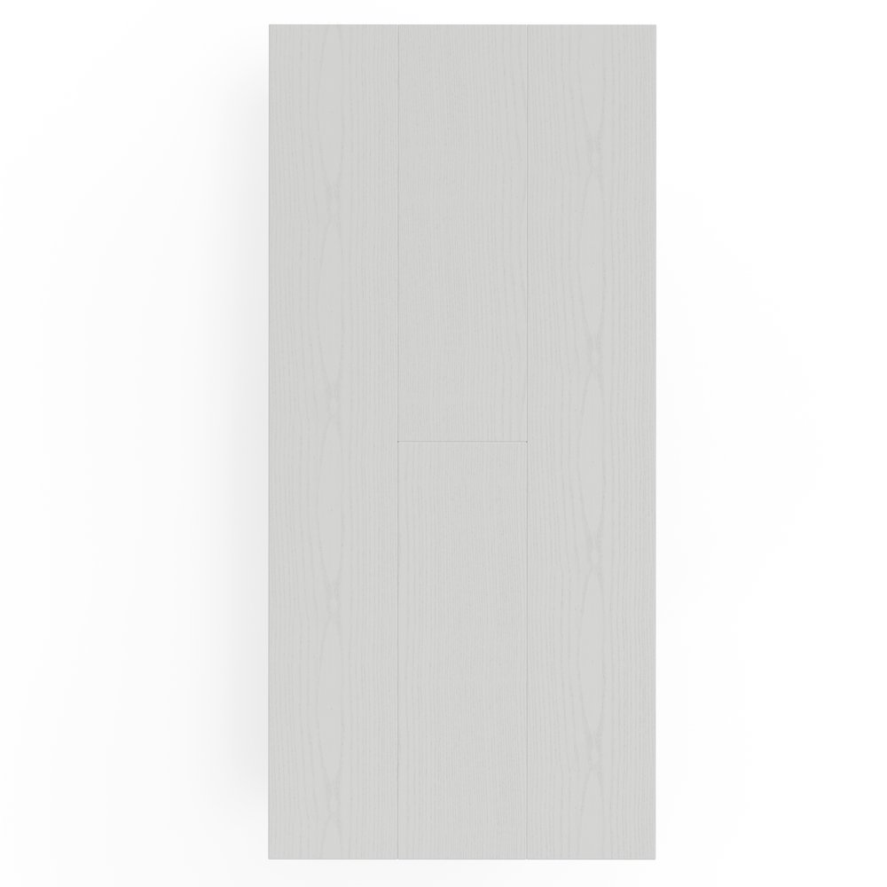 Josie 84″White Farmhouse Dining Table – White