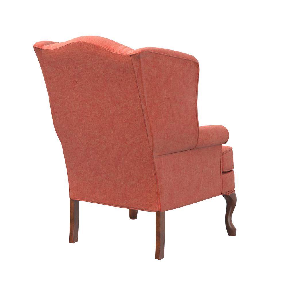 Crawford Coral Wing Back Chair