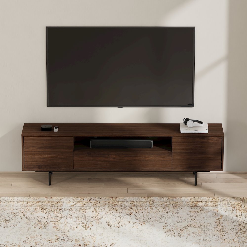 Avichi Walnut Laminate 3 Door TV Console