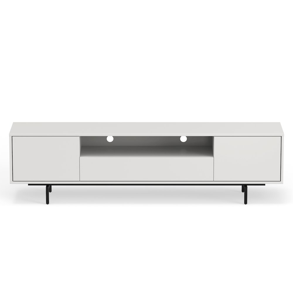 Avichi White Laminate 3 Door TV Console