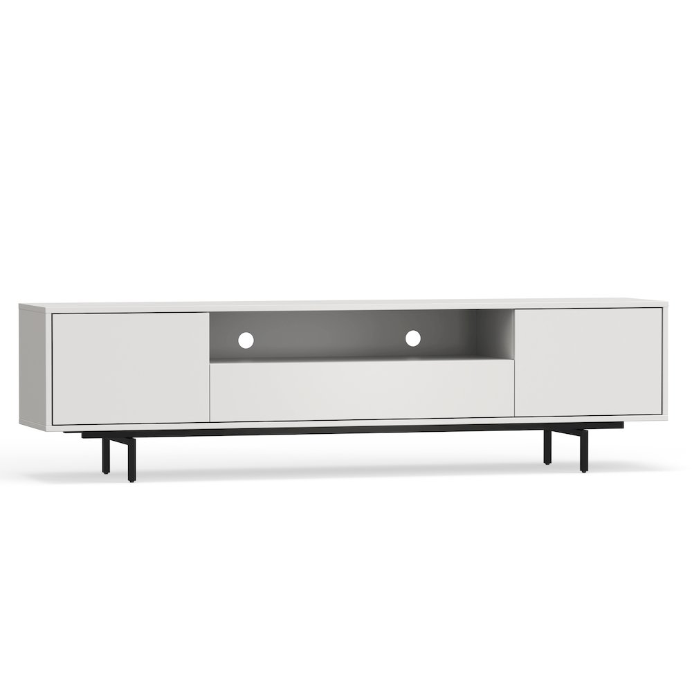 Avichi White Laminate 3 Door TV Console