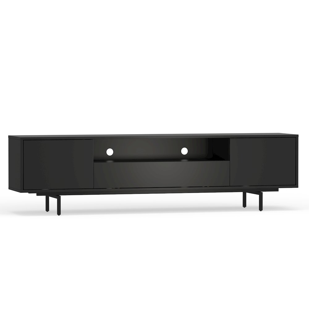 Avichi Black Laminate 3 Door TV Console