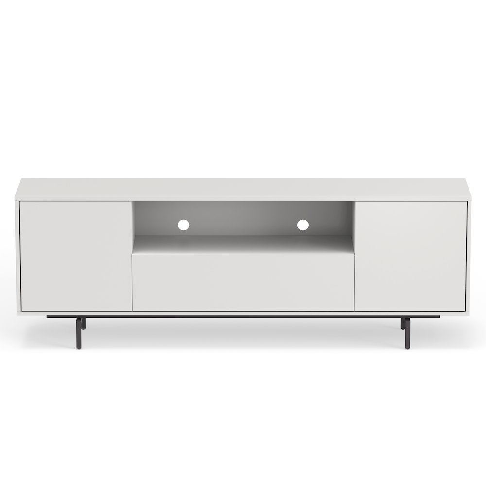 Avichi White Laminate 3 Door TV Console