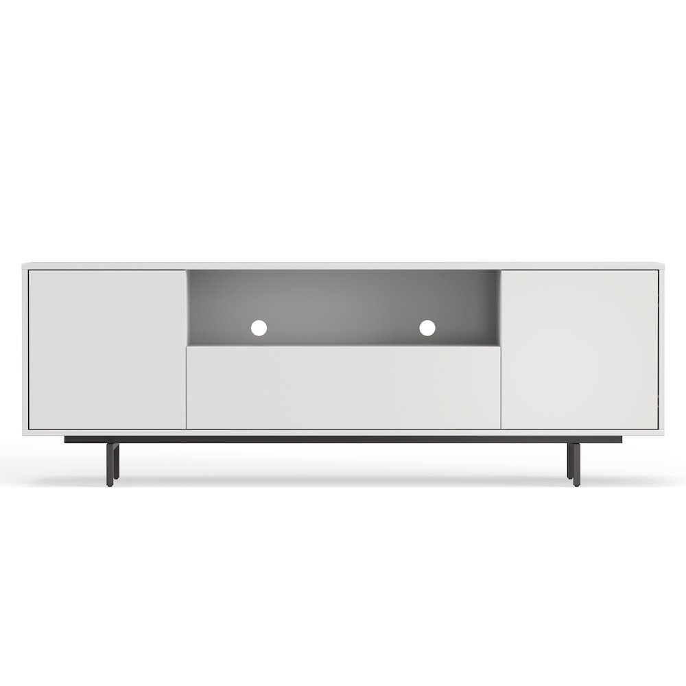 Avichi White Laminate 3 Door TV Console