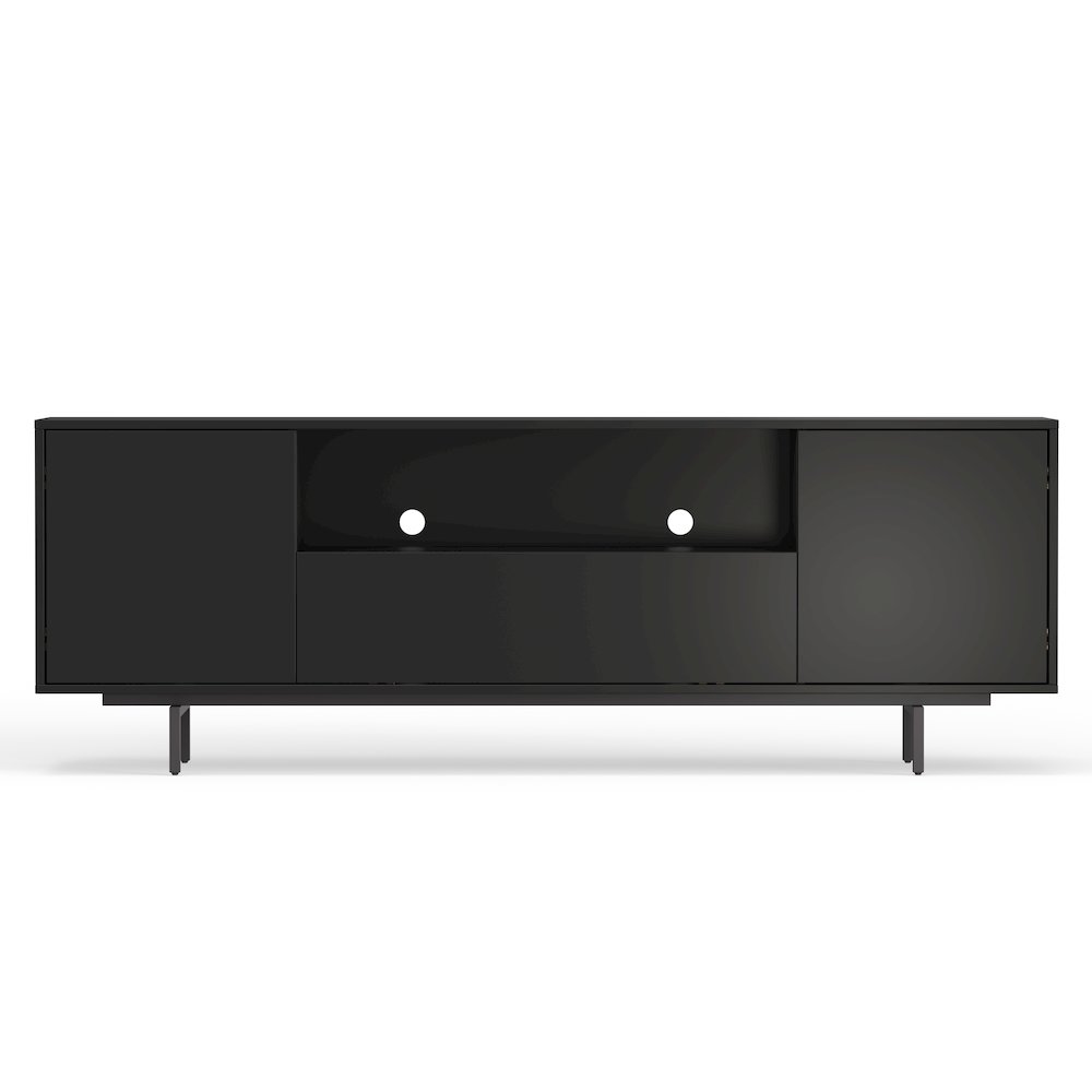 Avichi Black Laminate 3 Door TV Console