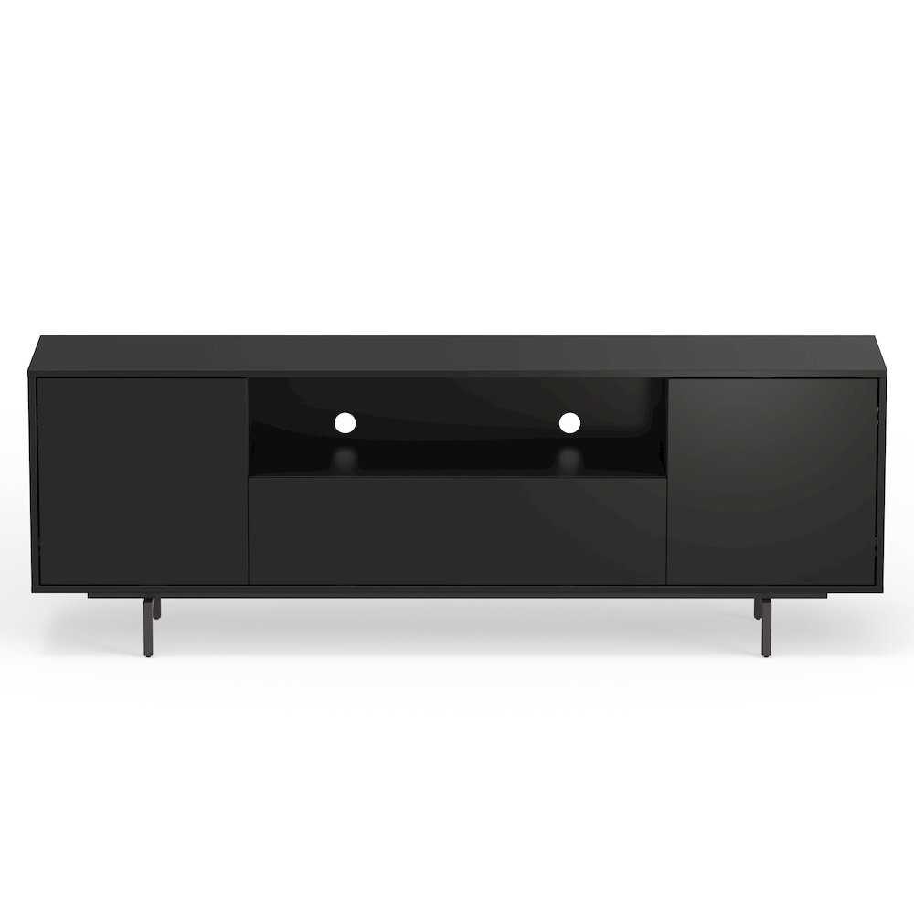 Avichi Black Laminate 3 Door TV Console