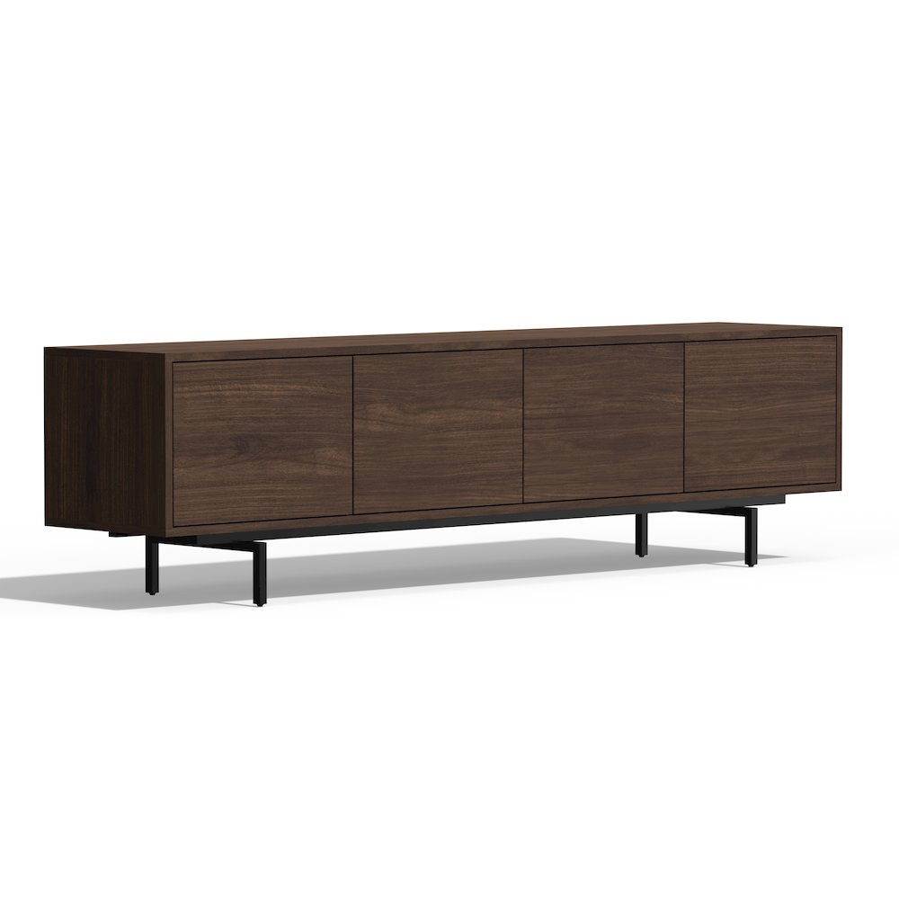 Graysen Walnut Laminate 4 Door TV Console