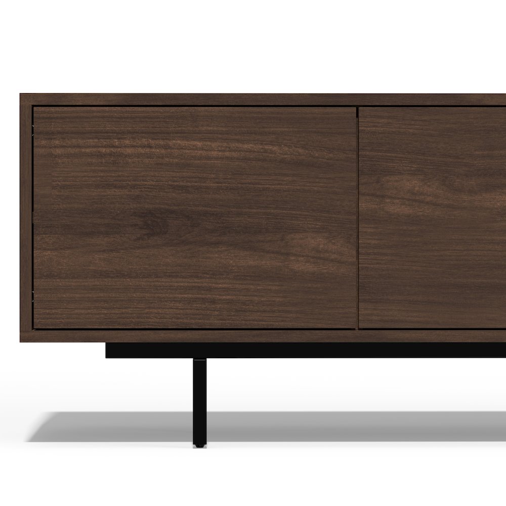 Graysen Walnut Laminate 4 Door TV Console