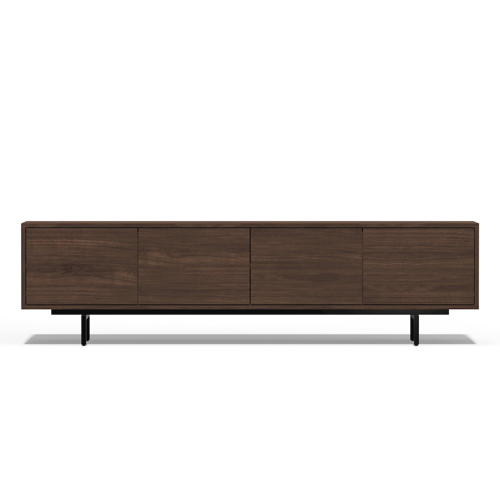 Graysen Walnut Laminate 4 Door TV Console