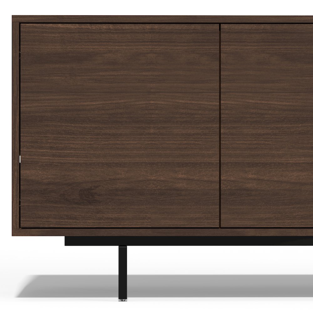 Graysen Walnut Laminate 4 Door TV Console