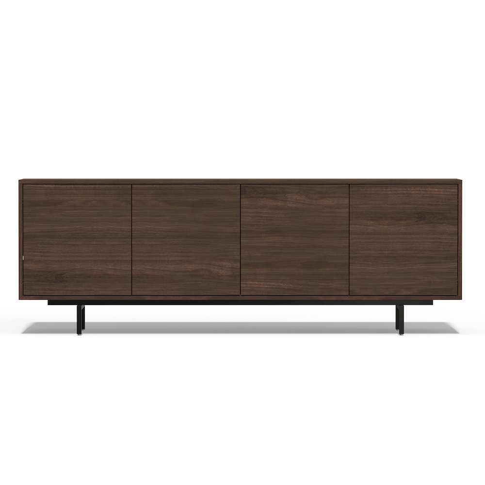 Graysen Walnut Laminate 4 Door TV Console
