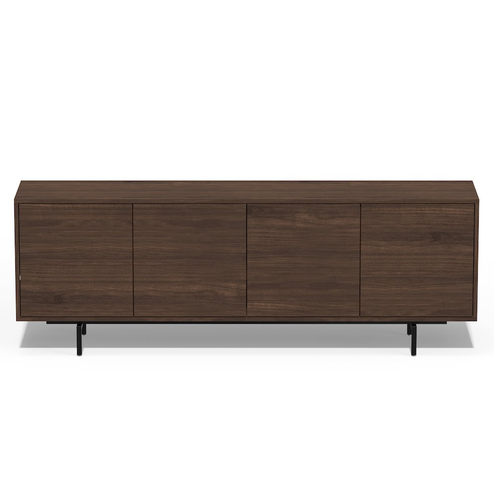 Graysen Walnut Laminate 4 Door TV Console