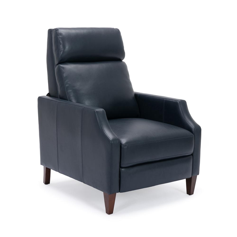 Balantyne Push Back Recliner – Midnight Blue